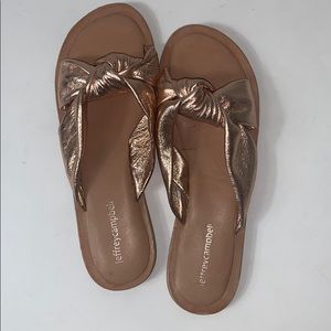 Brand new sz 7 rose gold Jeffrey Campbell sandals